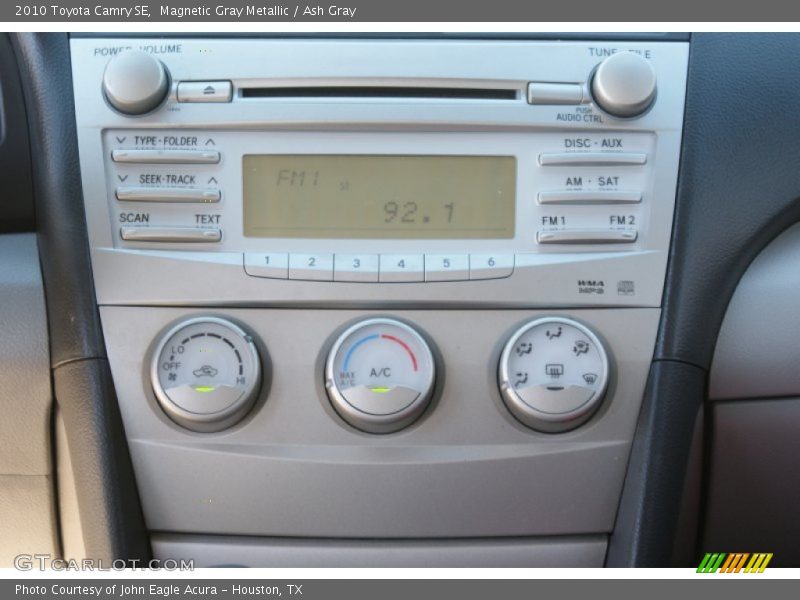 Magnetic Gray Metallic / Ash Gray 2010 Toyota Camry SE