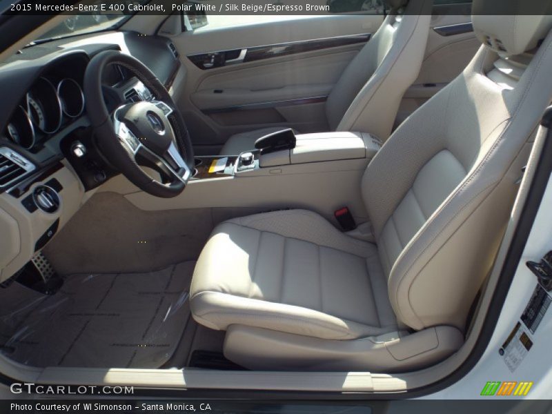  2015 E 400 Cabriolet Silk Beige/Espresso Brown Interior