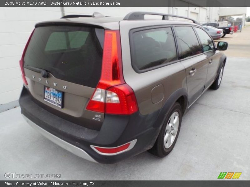 Oyster Grey Metallic / Sandstone Beige 2008 Volvo XC70 AWD