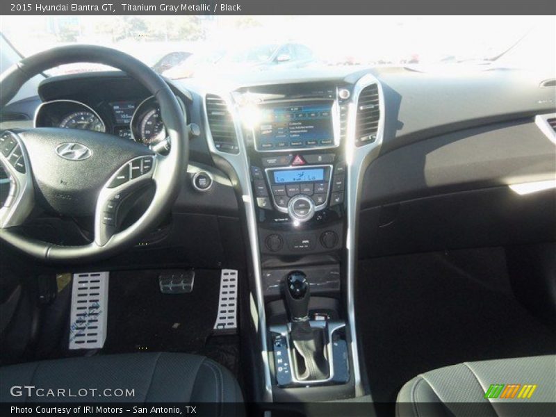 Titanium Gray Metallic / Black 2015 Hyundai Elantra GT