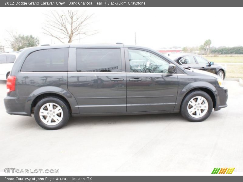 Dark Charcoal Pearl / Black/Light Graystone 2012 Dodge Grand Caravan Crew