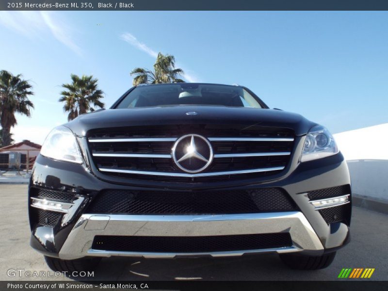 Black / Black 2015 Mercedes-Benz ML 350