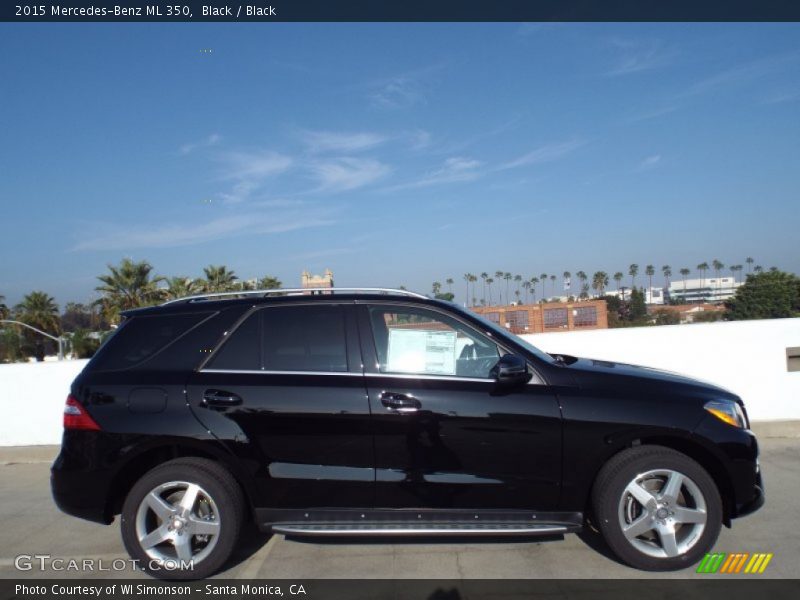 Black / Black 2015 Mercedes-Benz ML 350