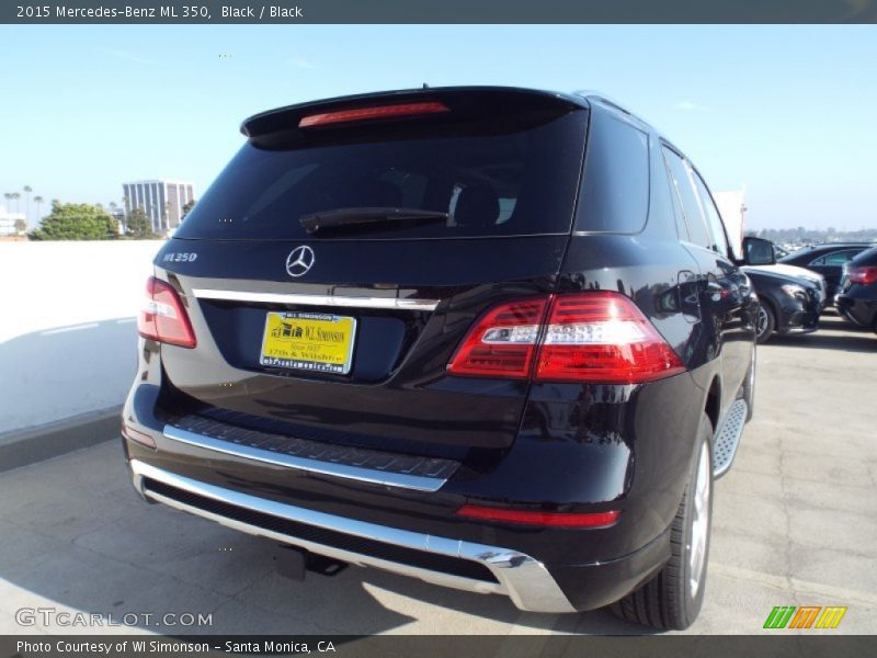 Black / Black 2015 Mercedes-Benz ML 350