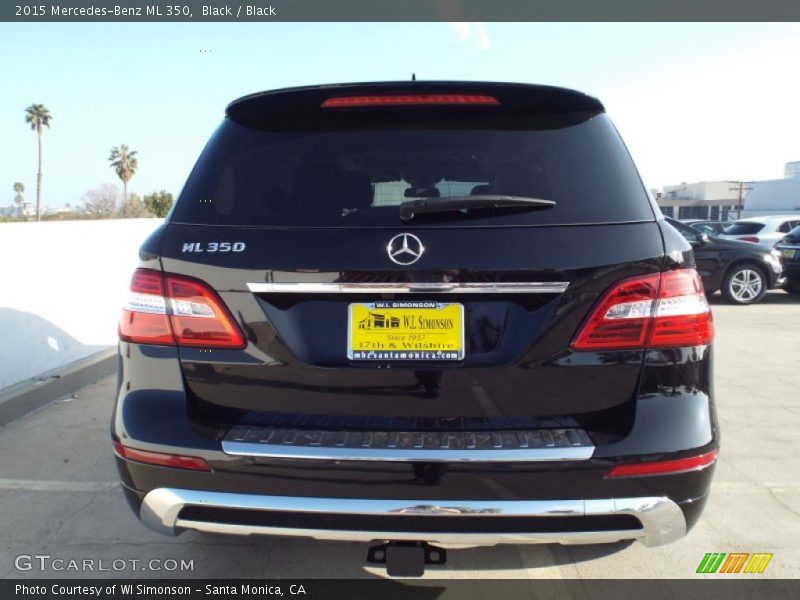Black / Black 2015 Mercedes-Benz ML 350