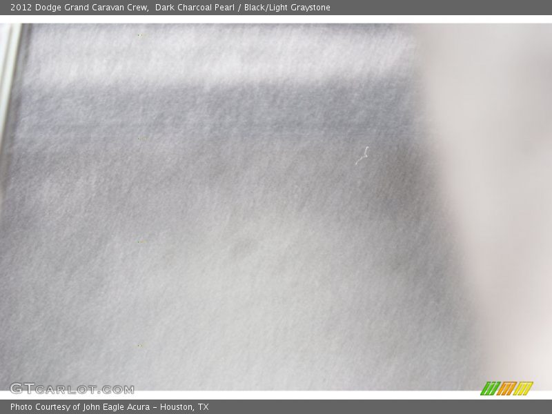 Dark Charcoal Pearl / Black/Light Graystone 2012 Dodge Grand Caravan Crew