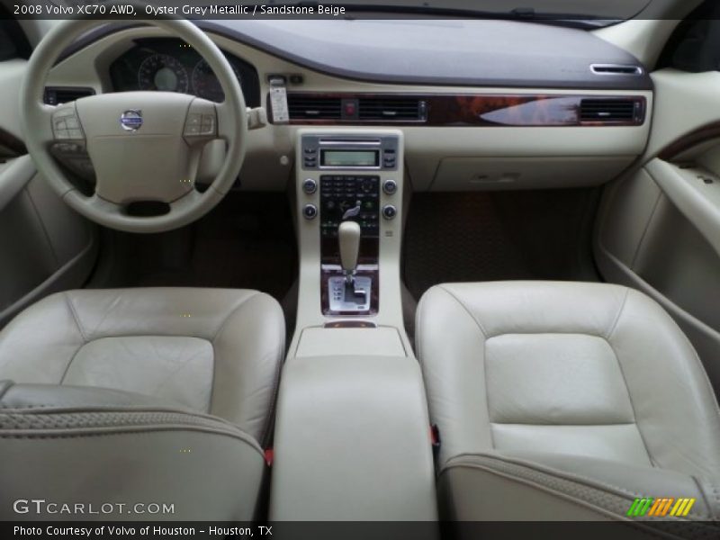 Oyster Grey Metallic / Sandstone Beige 2008 Volvo XC70 AWD