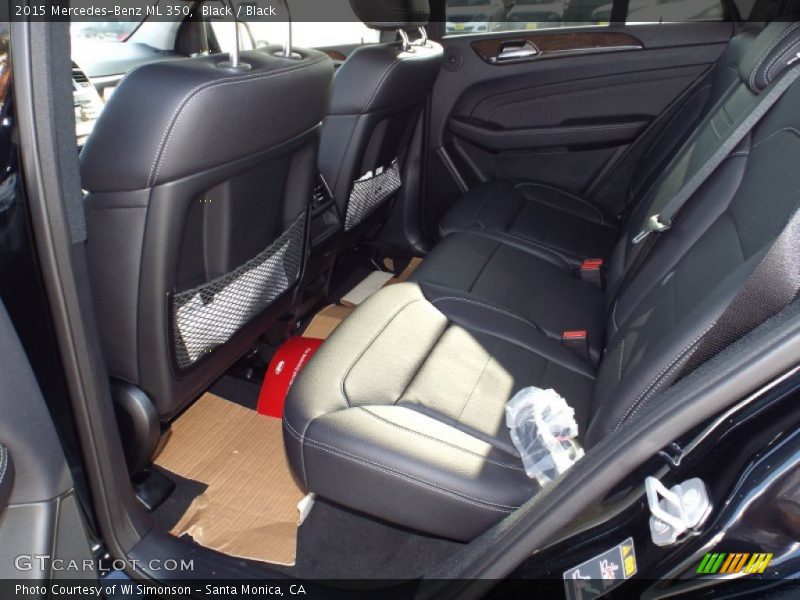 Black / Black 2015 Mercedes-Benz ML 350