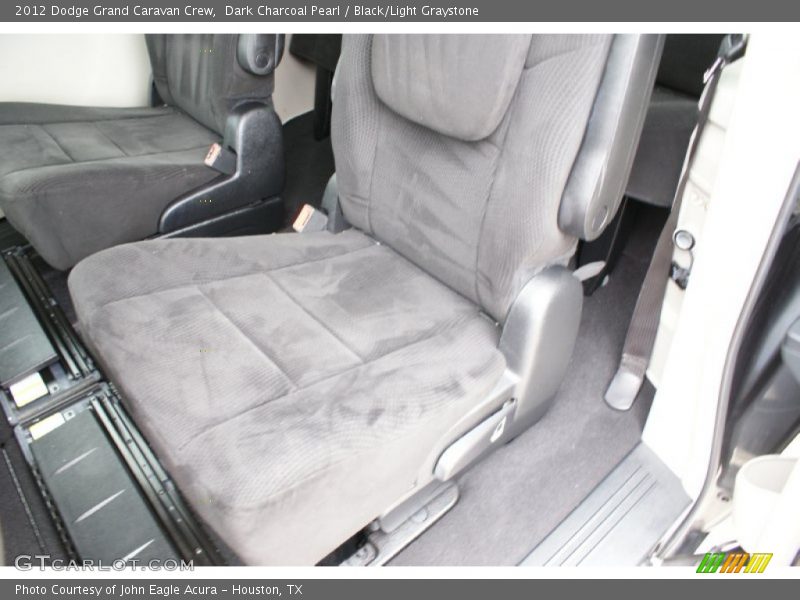Dark Charcoal Pearl / Black/Light Graystone 2012 Dodge Grand Caravan Crew