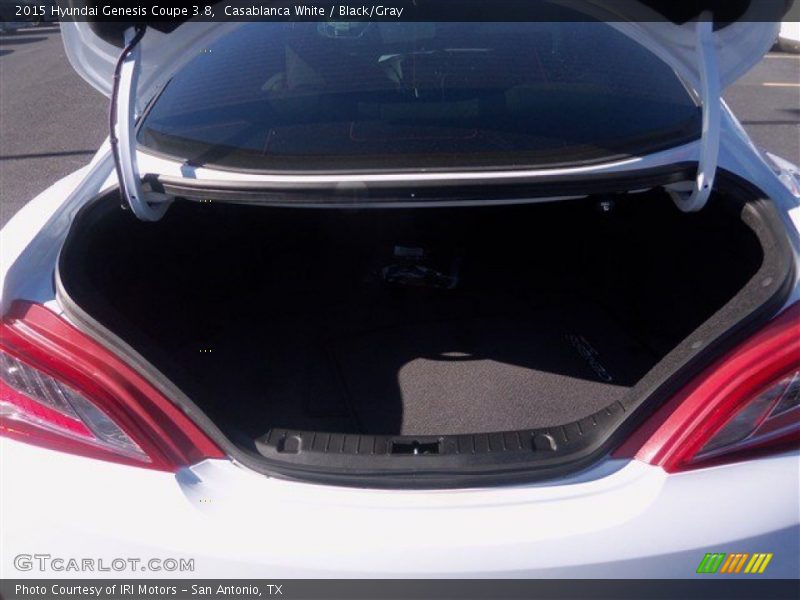 Casablanca White / Black/Gray 2015 Hyundai Genesis Coupe 3.8
