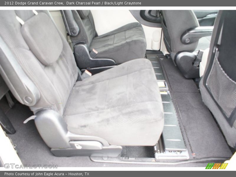 Dark Charcoal Pearl / Black/Light Graystone 2012 Dodge Grand Caravan Crew