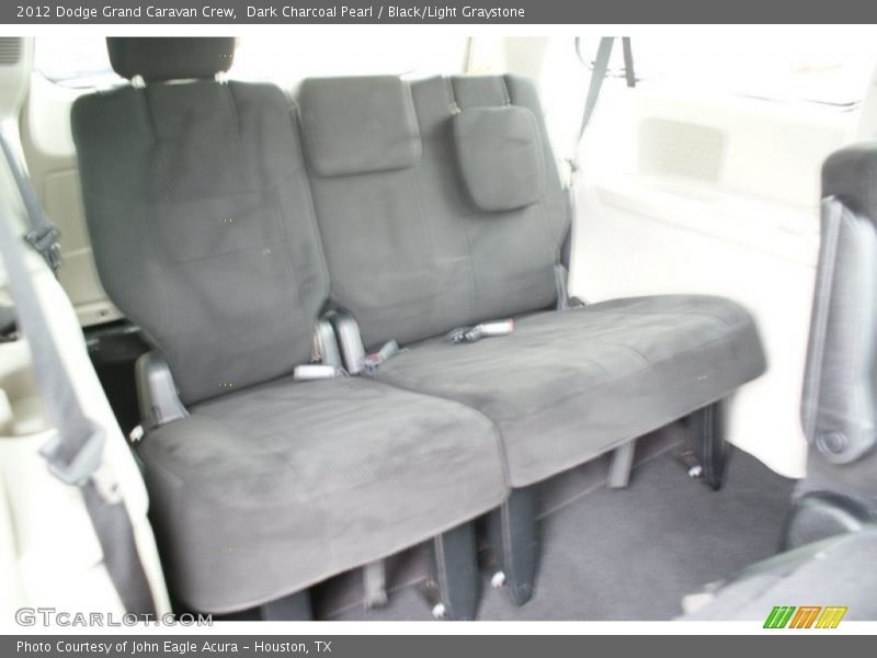 Dark Charcoal Pearl / Black/Light Graystone 2012 Dodge Grand Caravan Crew