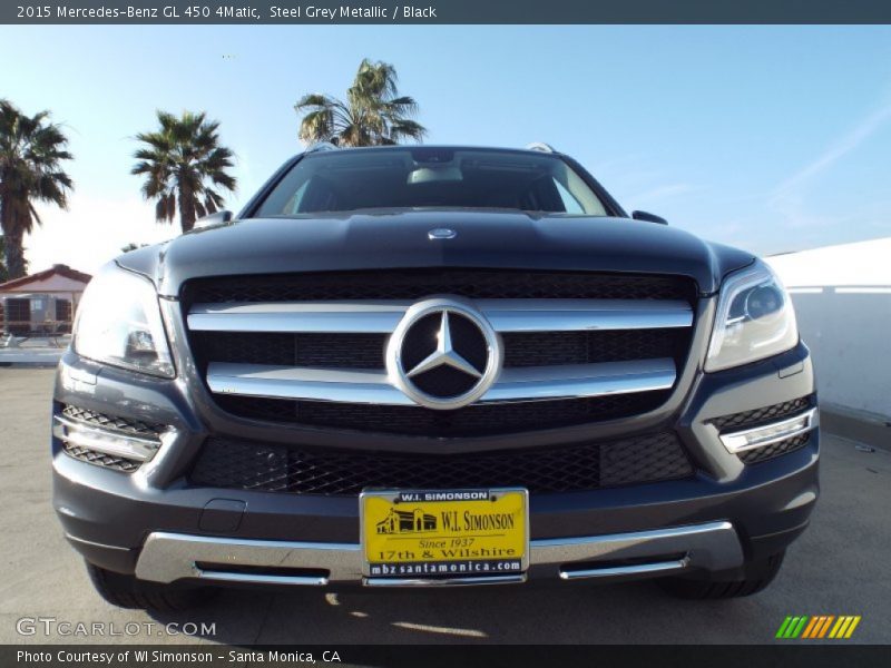 Steel Grey Metallic / Black 2015 Mercedes-Benz GL 450 4Matic