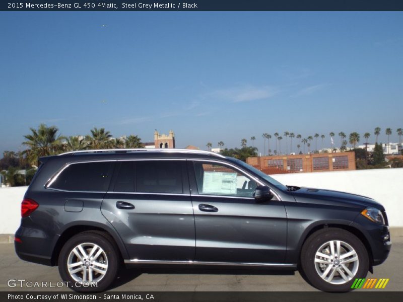 Steel Grey Metallic / Black 2015 Mercedes-Benz GL 450 4Matic