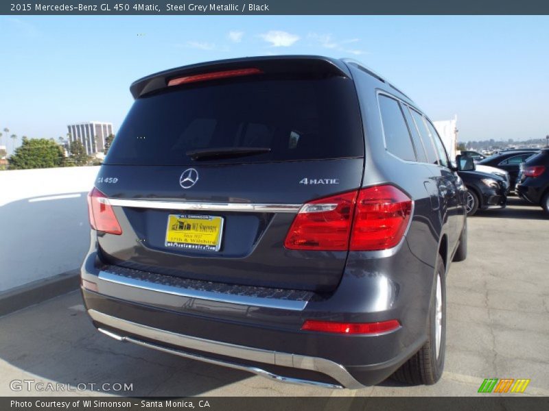 Steel Grey Metallic / Black 2015 Mercedes-Benz GL 450 4Matic