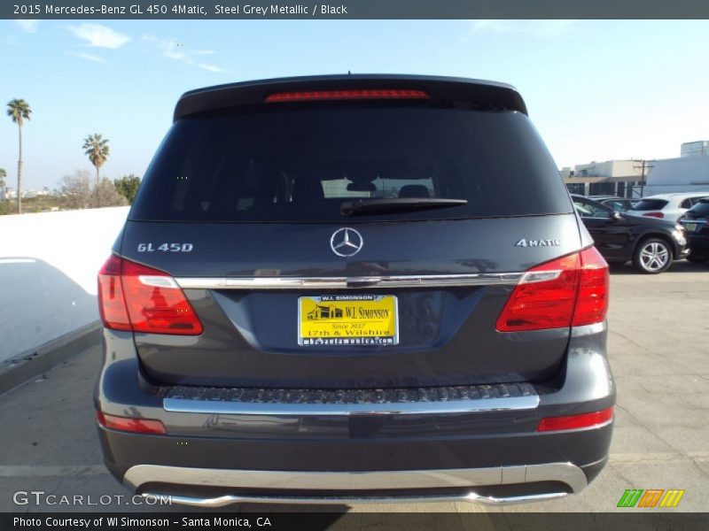 Steel Grey Metallic / Black 2015 Mercedes-Benz GL 450 4Matic