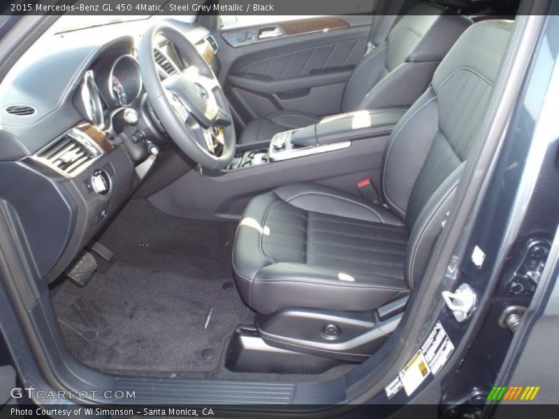 Steel Grey Metallic / Black 2015 Mercedes-Benz GL 450 4Matic