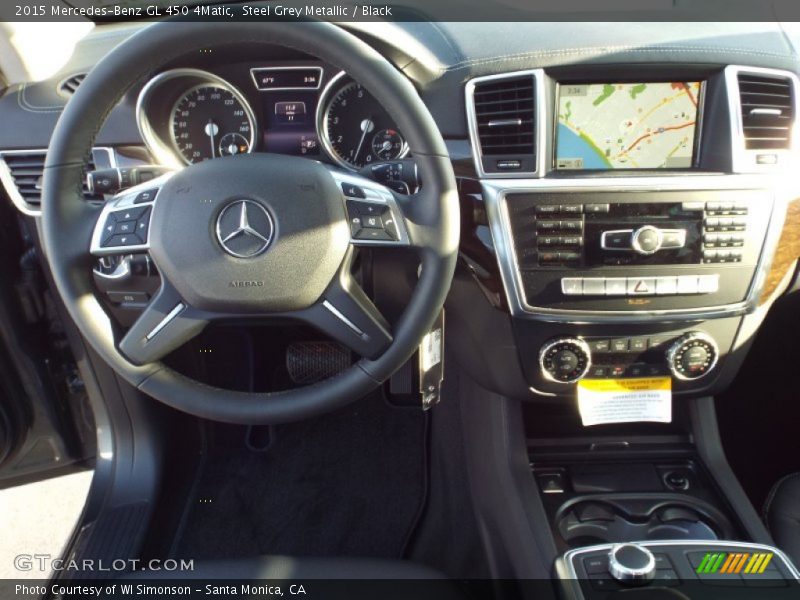 Steel Grey Metallic / Black 2015 Mercedes-Benz GL 450 4Matic