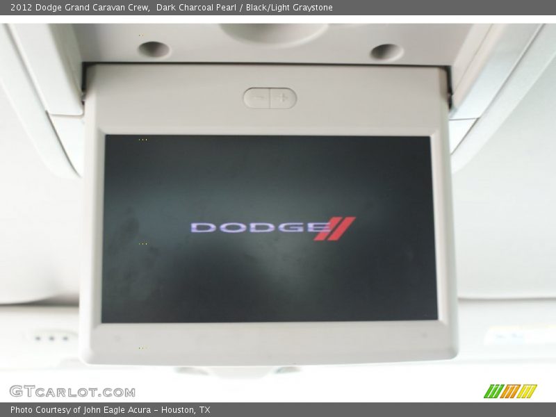 Dark Charcoal Pearl / Black/Light Graystone 2012 Dodge Grand Caravan Crew