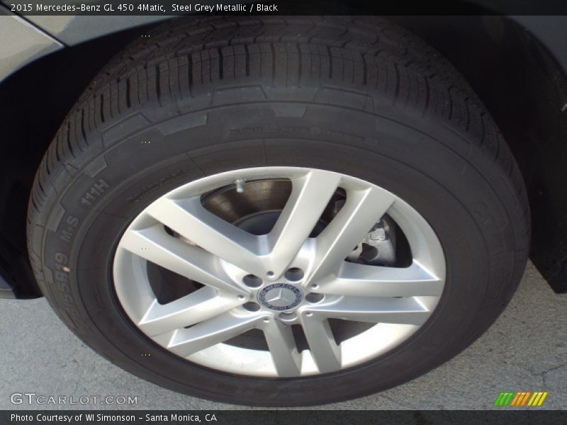 Steel Grey Metallic / Black 2015 Mercedes-Benz GL 450 4Matic