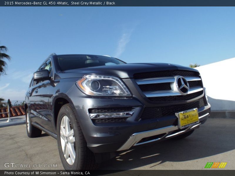 Steel Grey Metallic / Black 2015 Mercedes-Benz GL 450 4Matic