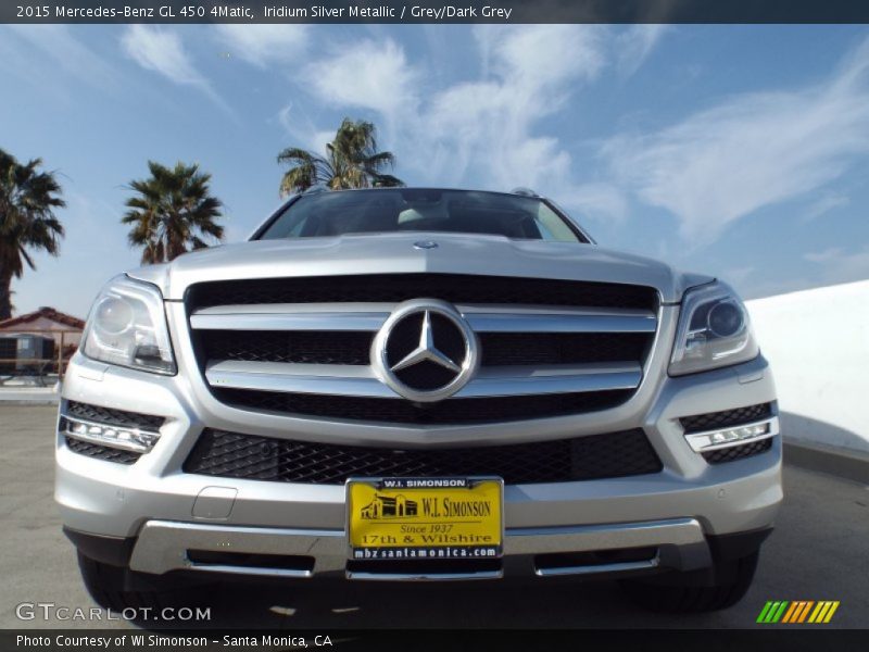 Iridium Silver Metallic / Grey/Dark Grey 2015 Mercedes-Benz GL 450 4Matic