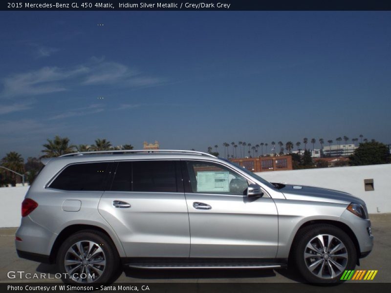 Iridium Silver Metallic / Grey/Dark Grey 2015 Mercedes-Benz GL 450 4Matic