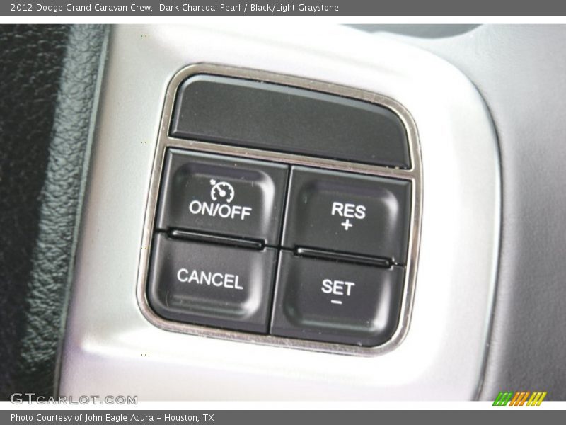 Dark Charcoal Pearl / Black/Light Graystone 2012 Dodge Grand Caravan Crew