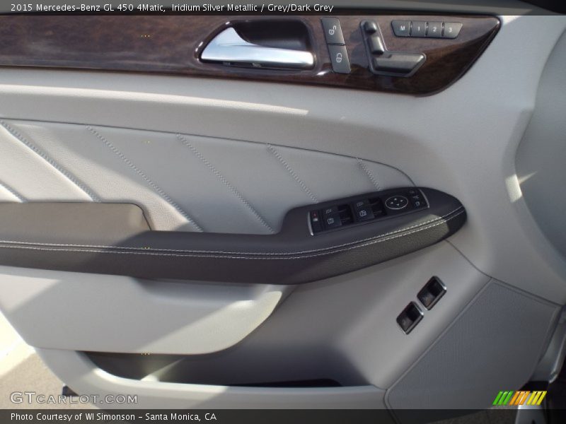 Iridium Silver Metallic / Grey/Dark Grey 2015 Mercedes-Benz GL 450 4Matic