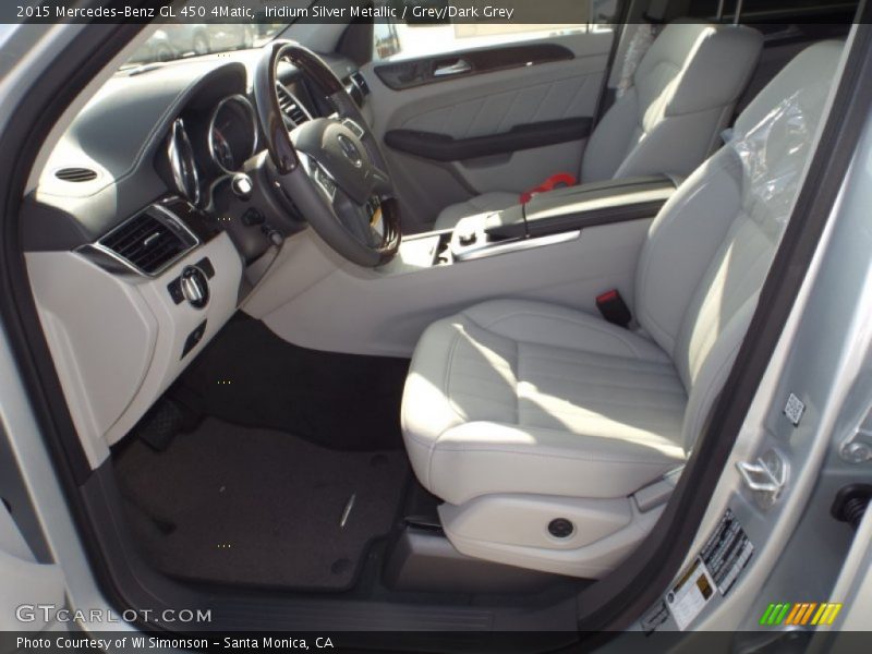 Iridium Silver Metallic / Grey/Dark Grey 2015 Mercedes-Benz GL 450 4Matic
