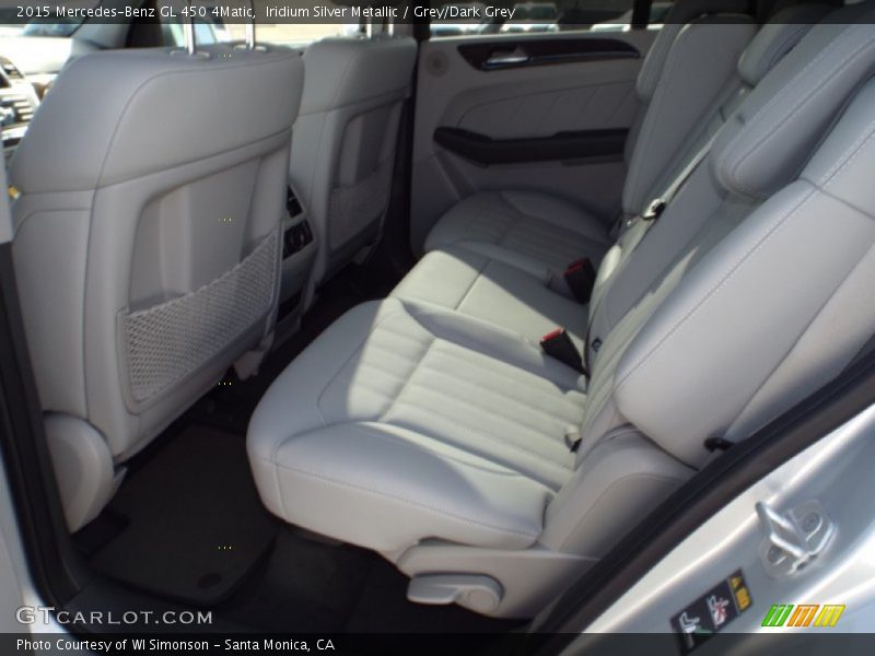 Iridium Silver Metallic / Grey/Dark Grey 2015 Mercedes-Benz GL 450 4Matic