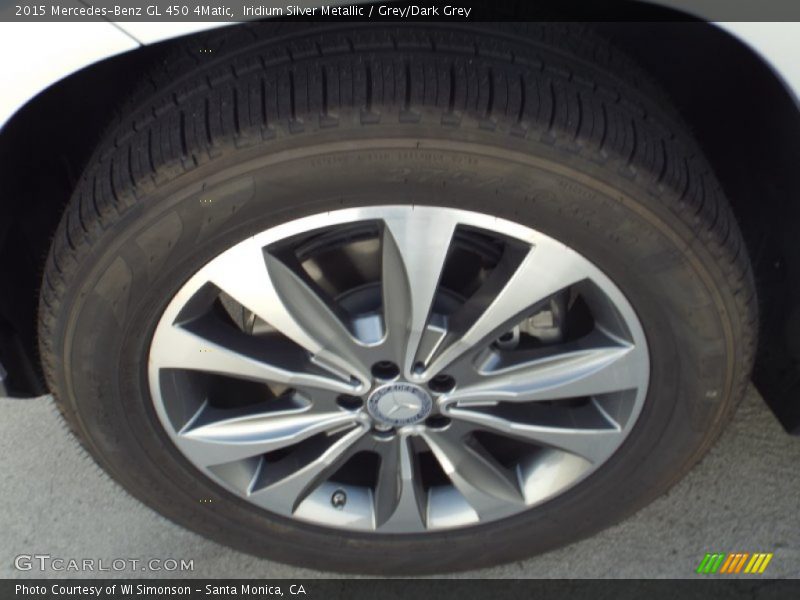 Iridium Silver Metallic / Grey/Dark Grey 2015 Mercedes-Benz GL 450 4Matic