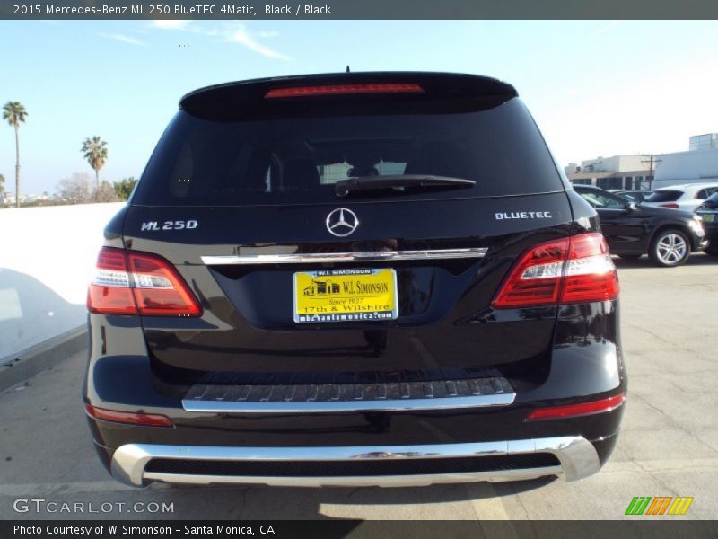 Black / Black 2015 Mercedes-Benz ML 250 BlueTEC 4Matic