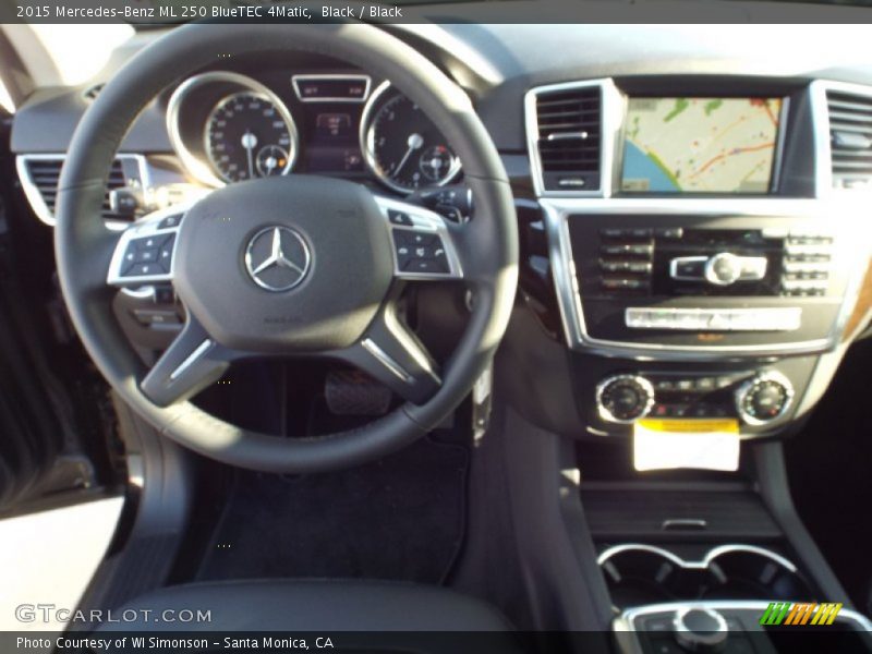 Black / Black 2015 Mercedes-Benz ML 250 BlueTEC 4Matic