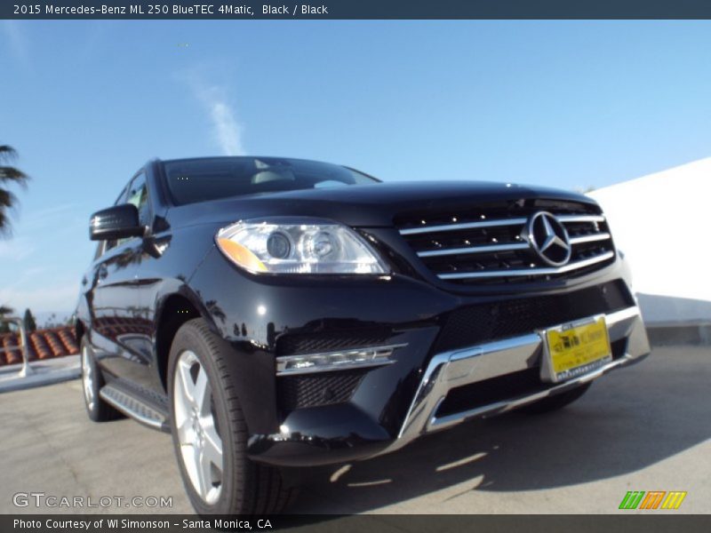 Black / Black 2015 Mercedes-Benz ML 250 BlueTEC 4Matic