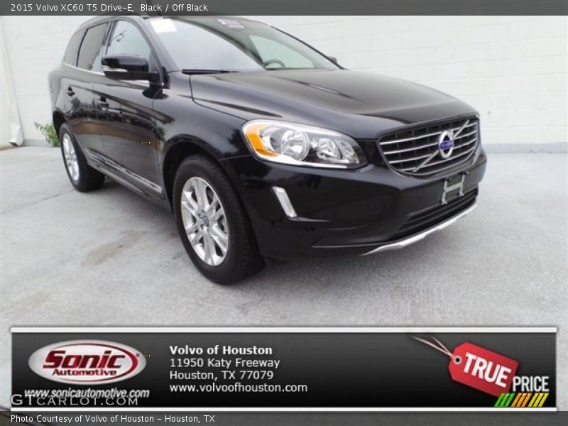 Black / Off Black 2015 Volvo XC60 T5 Drive-E