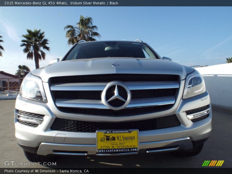 Iridium Silver Metallic / Black 2015 Mercedes-Benz GL 450 4Matic
