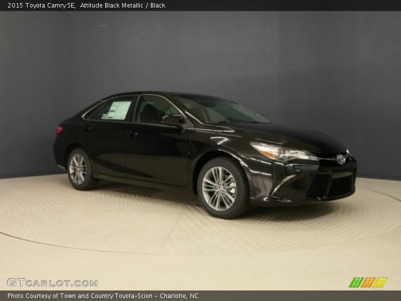 Attitude Black Metallic / Black 2015 Toyota Camry SE