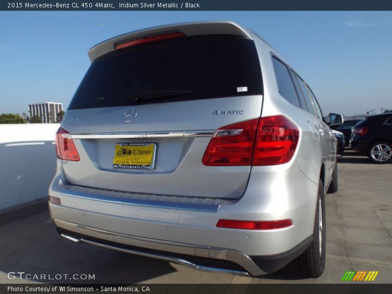 Iridium Silver Metallic / Black 2015 Mercedes-Benz GL 450 4Matic
