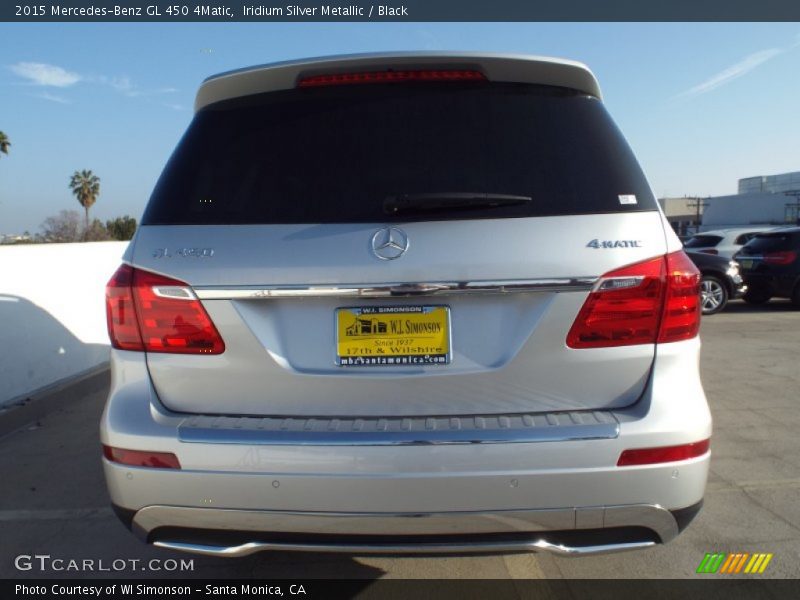 Iridium Silver Metallic / Black 2015 Mercedes-Benz GL 450 4Matic