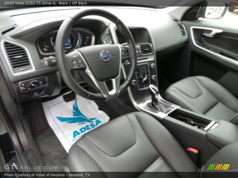 Black / Off Black 2015 Volvo XC60 T5 Drive-E