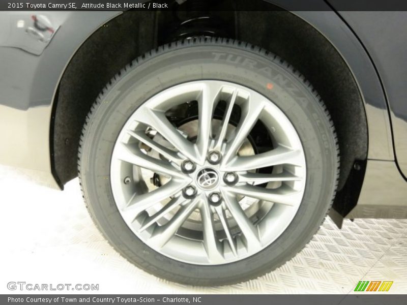 Attitude Black Metallic / Black 2015 Toyota Camry SE