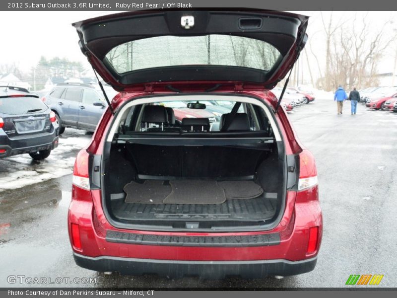 Ruby Red Pearl / Off Black 2012 Subaru Outback 3.6R Limited