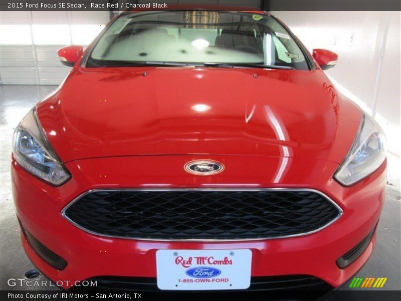 Race Red / Charcoal Black 2015 Ford Focus SE Sedan