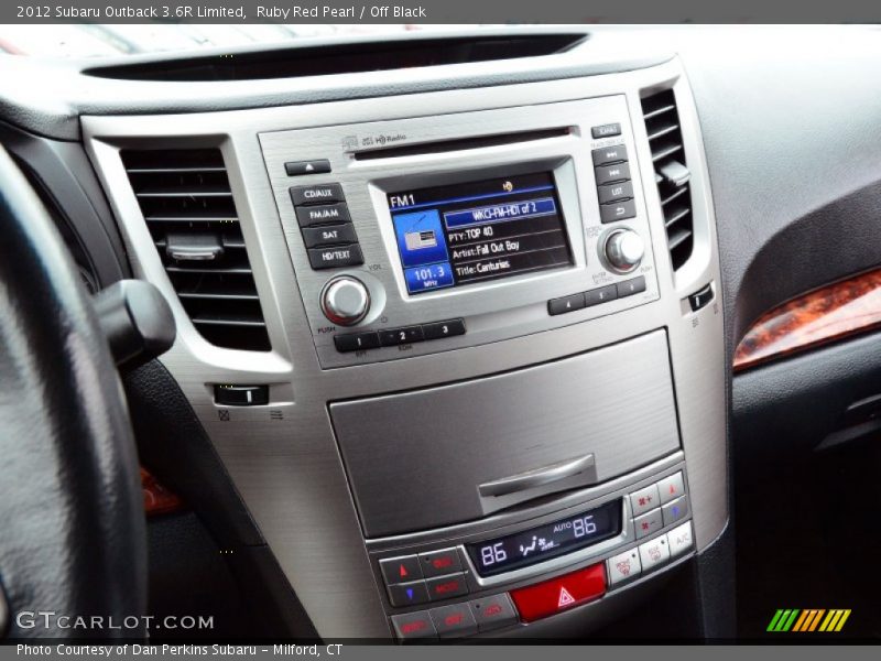 Ruby Red Pearl / Off Black 2012 Subaru Outback 3.6R Limited