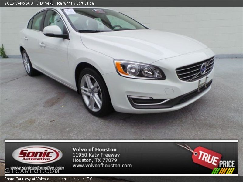 Ice White / Soft Beige 2015 Volvo S60 T5 Drive-E