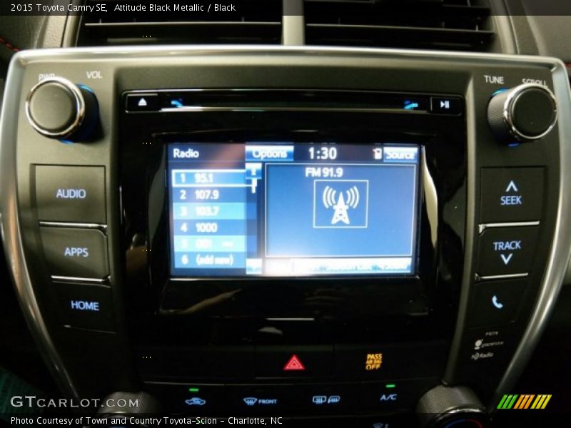 Attitude Black Metallic / Black 2015 Toyota Camry SE
