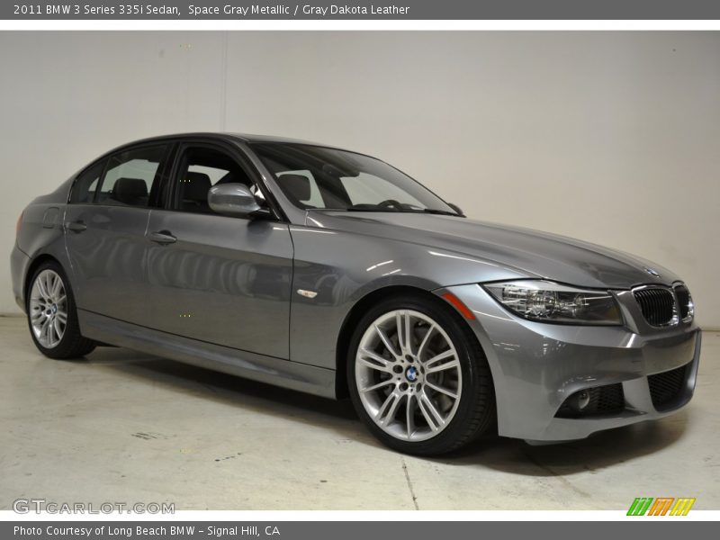 Space Gray Metallic / Gray Dakota Leather 2011 BMW 3 Series 335i Sedan
