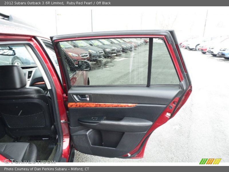 Ruby Red Pearl / Off Black 2012 Subaru Outback 3.6R Limited