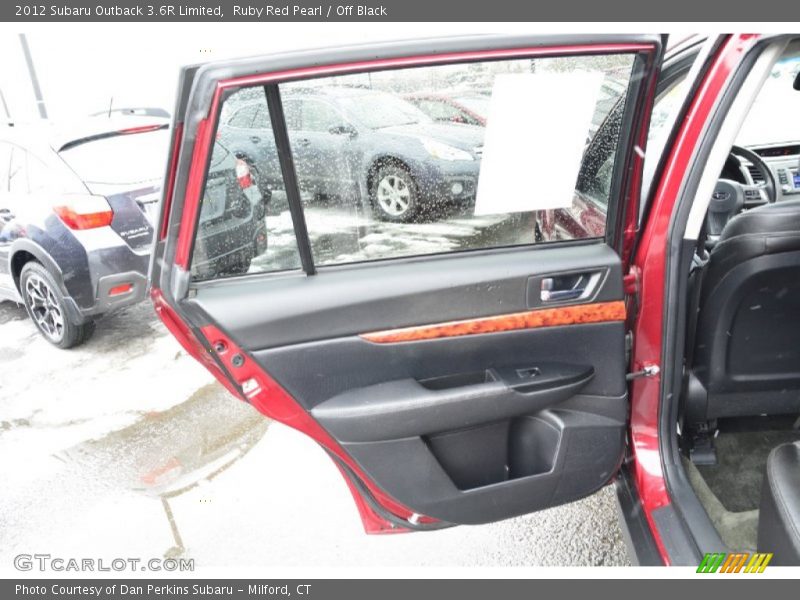 Ruby Red Pearl / Off Black 2012 Subaru Outback 3.6R Limited